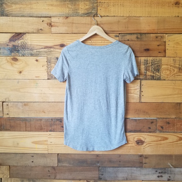 Victorias Secret PINK Logo Gray Tee with B… - Picture 3 of 4